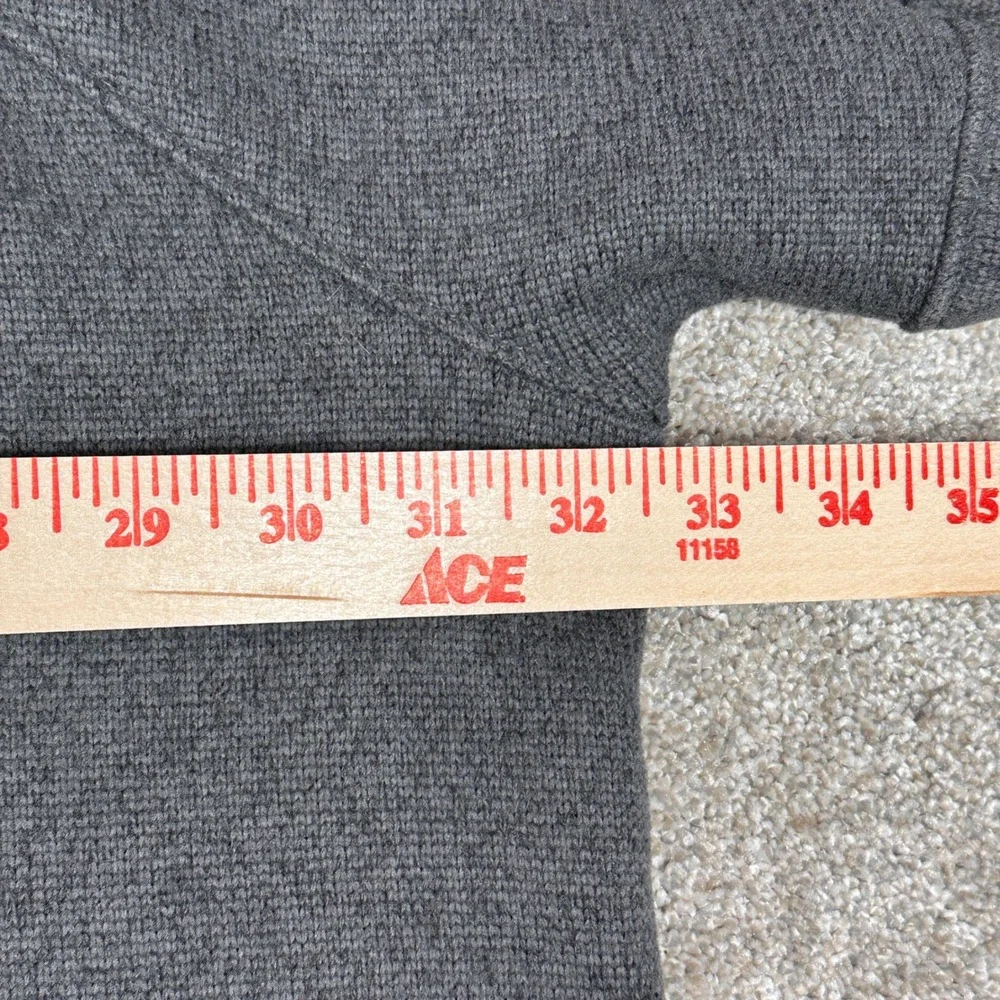 The North Face Mens Big‎ Fringe 1/2 Zip Fleece Smoked Pearl Heather 4X NF0A84JR